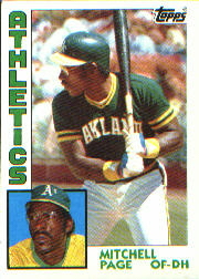 1984 Topps      414     Mitchell Page